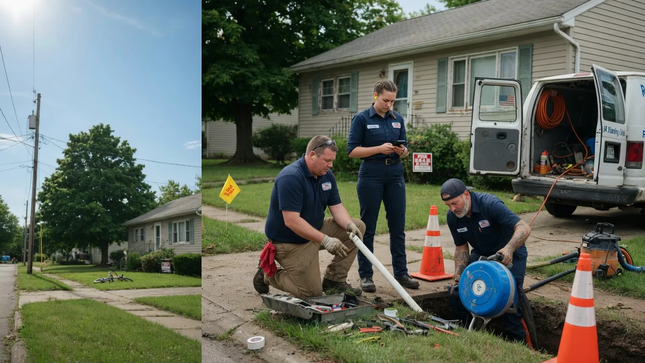 Sewer Line Repair in Great Lakes, IL near me